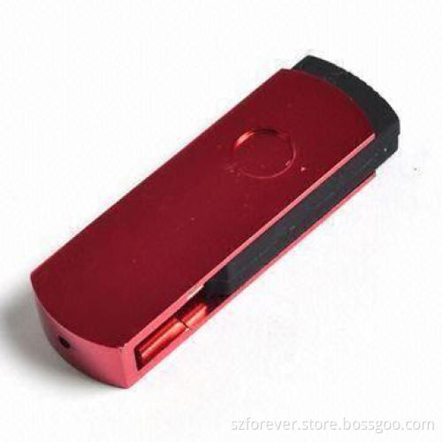 USB Flash Disk, Made of Metal, Logos Printed Free with CE, FCC, RoHS Marks